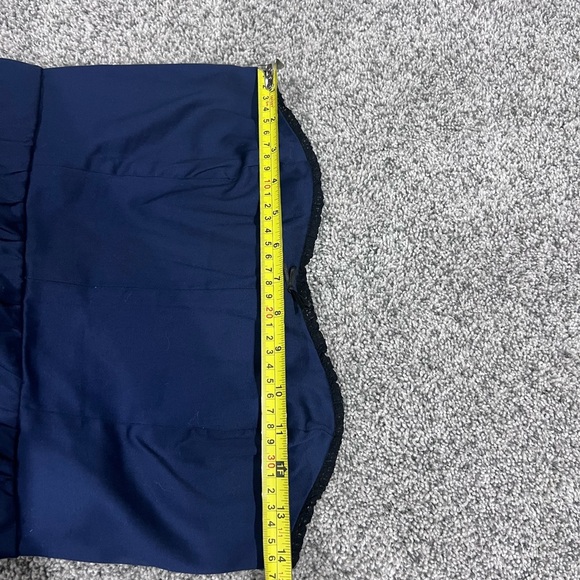 NWT! Altar’d State Navy Blue Strapless Smock Bubble Skirt Mini Dress Size Medium - Picture 10 of 12